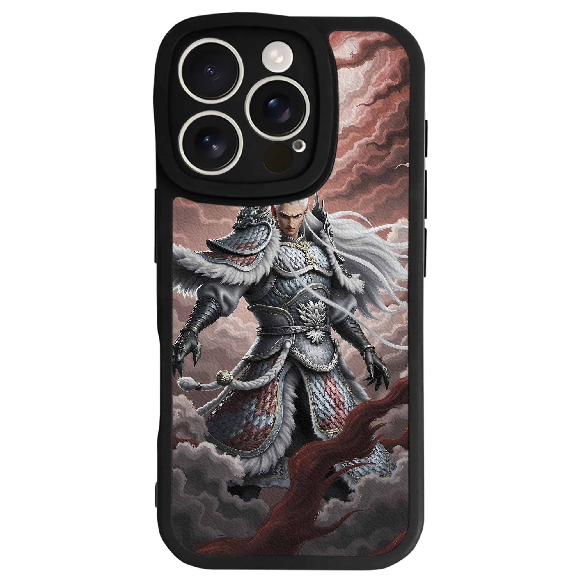 （画像用） Ne Zha 2 ナタ 魔童の大暴れ 【iPhone 16シリーズ対応】シリコンスマホケース（レザー調） 材質：シリコン